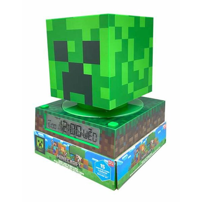 Kids Licensing Réveil figurine 3D Minecraft Vert Kids Licensing Réveil figurine 3D Minecraft Vert