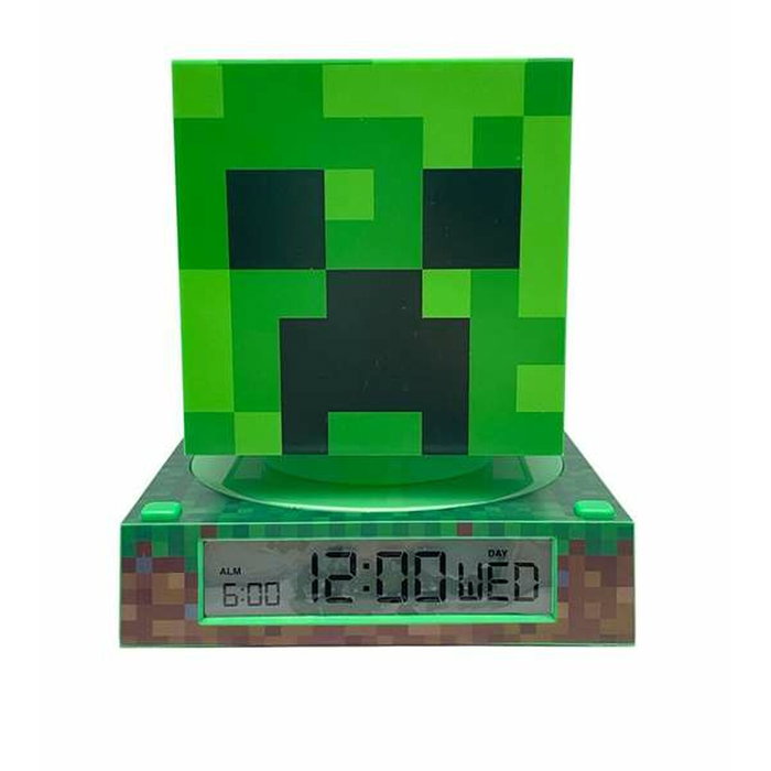 Kids Licensing Réveil figurine 3D Minecraft Vert Kids Licensing Réveil figurine 3D Minecraft Vert