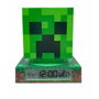 Kids Licensing Réveil figurine 3D Minecraft Vert