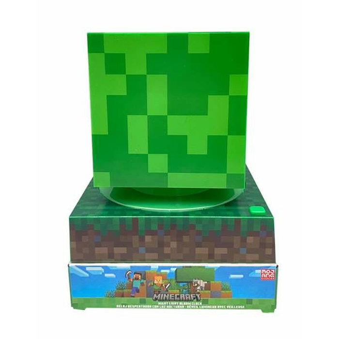 Kids Licensing Réveil figurine 3D Minecraft Vert Kids Licensing Réveil figurine 3D Minecraft Vert