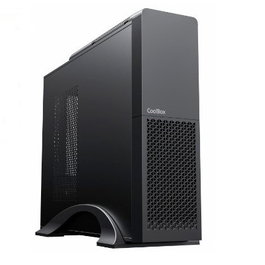 Coolbox Boîtier PC MicroATX Slim 313, USB-C, Alimentation 300W 80+ Bronze Incluse