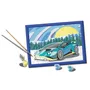 Ravensburger 25842 CreArt Kids - Kit de peinture par numéros Lamborghini, tableau 18x24 cm avec cadre, pots de peinture et pinceau, à partir de 7 ans