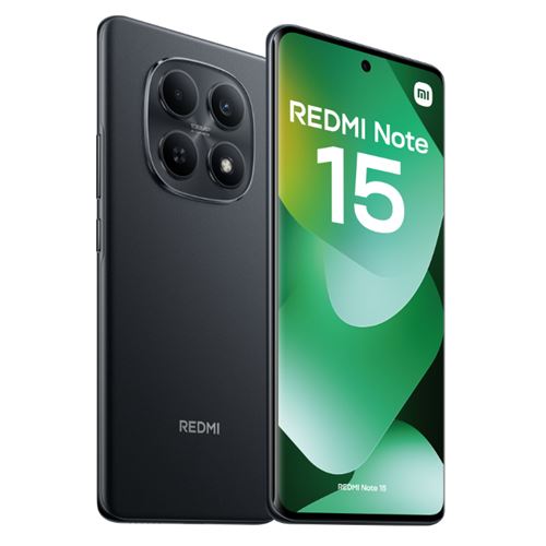 Xiaomi Redmi Note 15 8GB 256GB 6,77" AMOLED 120Hz Noir