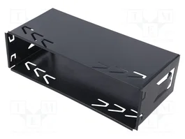 4CARMEDIA Cadre de radio 1 DIN noir pour JVC et Kenwood