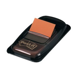 3M Post-it 680-4 Index-Streifen avec distributeur, Orange
