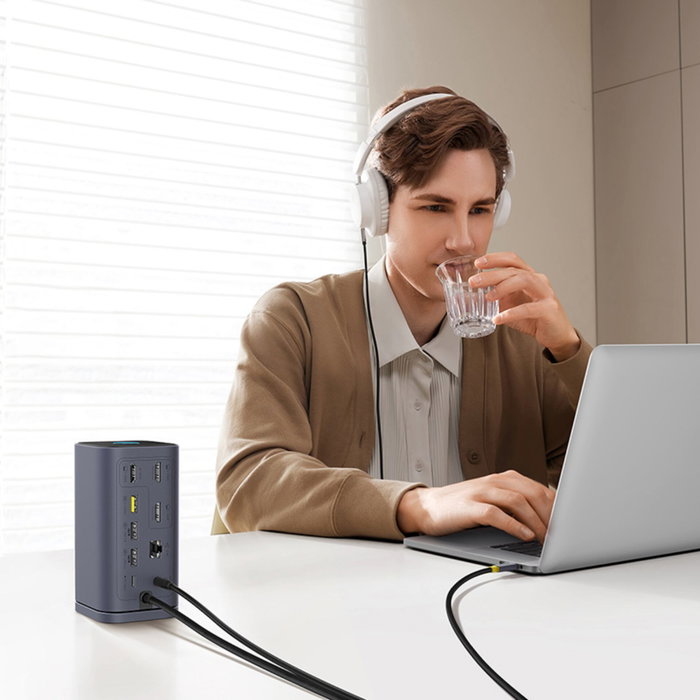 Baseus Spacemate Series 11-in-1 (MAC) Station d'accueil, Gris