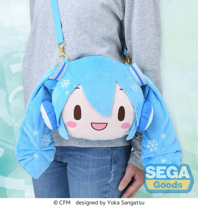Sega Hatsune Miku Fuwa Petit Snow Miku sac à bandoulière