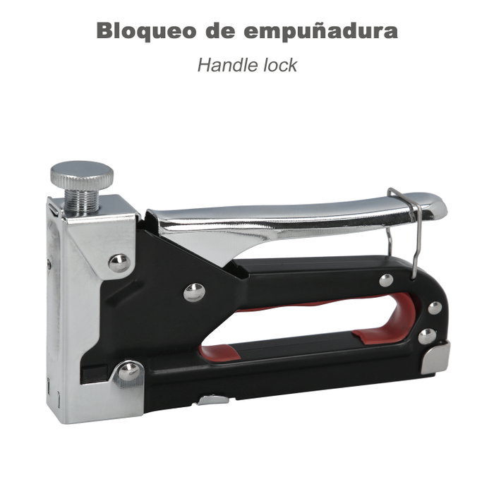 WOLFPACK LINEA PROFESIONAL Agrafeuse en métal réglable n°3 (4-14 mm)