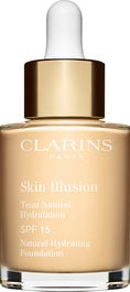 Clarins Skin Illusion Fond de Teint Liquide Teint Naturel SPF 15 30 ml avec Correcteur de Couleurs Nuance 105.5 - Testeur