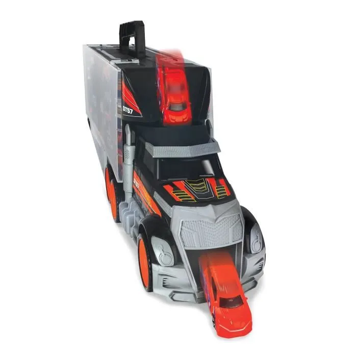 Simba.Dickie.Group Camion Transporteur de Voitures Dickie Toys Truck Carry Case 62 cm - 7 Véhicules Die-Cast, Héliporteur, Accessoires, Cale de Transport Simba.Dickie.Group Camion Transporteur de Voitures Dickie Toys Truck Carry Case 62 cm - 7 Véhicules Die-Cast, Héliporteur, Accessoires, Cale de Transport