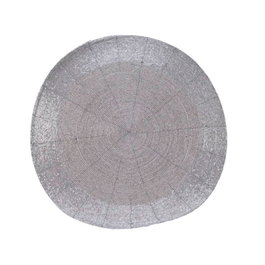 Decoris Salvamantel redondo ø35 cm plateado