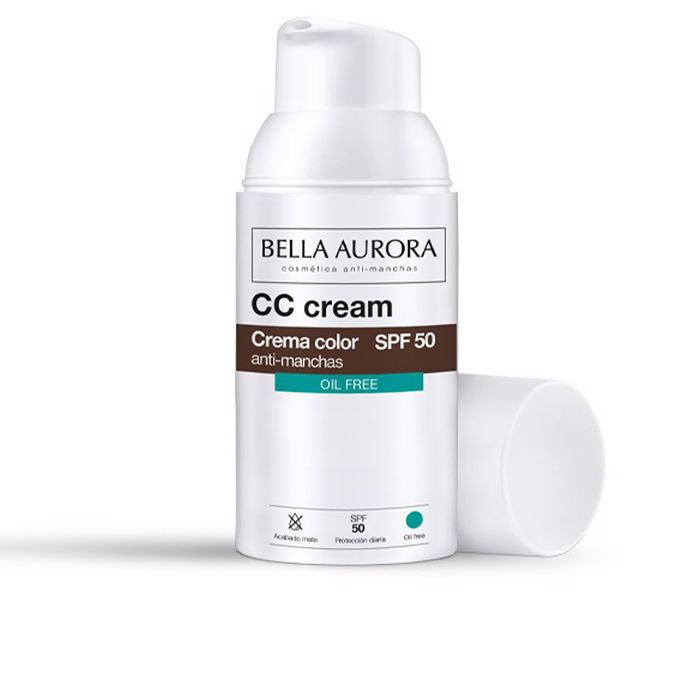 Bella Aurora CC Crème Anti-taches Sans Huile SPF50 30 ml Bella Aurora CC Crème Anti-taches Sans Huile SPF50 30 ml
