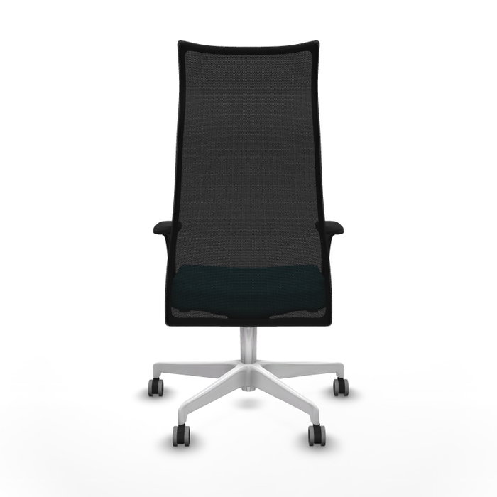 Piqueras y Crespo Chaise de Bureau Albacete Turquoise et Noir