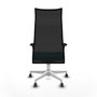 Piqueras y Crespo Chaise de Bureau Albacete Turquoise et Noir