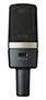 AKG C314 Microphone Condensateur à Large Diaphragme 1 Pouce, Double Capsule Dorée, Patrons Polaires Commutables