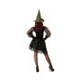 BigBuy Carnival Déguisement Sorcière Noire avec Robe Courte et Chapeau - Adulte M-L