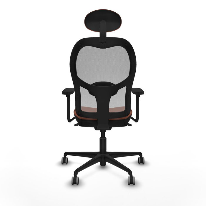 Piqueras y Crespo Chaise de Bureau avec Appui-tête Jorquera 3D036G1 Marron Gris