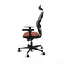 Piqueras y Crespo Chaise de Bureau avec Appui-tête Jorquera 3D036G1 Marron Gris