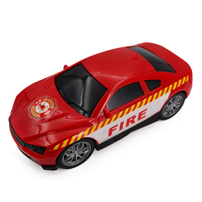 Tachan - Pack Véhicules de Secours Hélicoptère et Camion de Pompiers avec Lumières et Sons - Version Multilingue - Échelle 1:14 - À partir de 3 ans