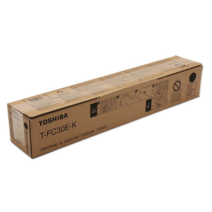 Toshiba Cartouche Toner T-FC30EK Noir, référence 6AJ00000093, compatible multifonction