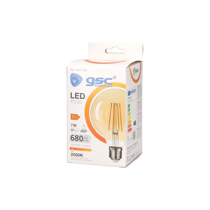 GSC Evolution Ampoule LED G80 Vintage 7W E27 2500K GSC Evolution Ampoule LED G80 Vintage 7W E27 2500K