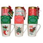 BASIC & CO Tasse de Noël avec biscuits et chocolat en poudre