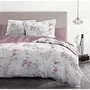 Home Linge Passion - Parure de couette POMPADOUR 220x240 cm - Housse de couette + 2 taies d'oreiller 65x65 cm - 100% Coton 57 Fils