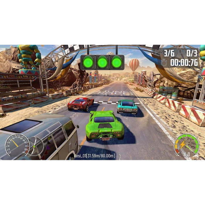 Just For Games Turbo Booster Racing Kit (volants + jeu) Nintendo Switch Just For Games Turbo Booster Racing Kit (volants + jeu) Nintendo Switch
