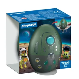 Playmobil 72103 Figurine et Jouet 2-en-1 Mission Espace, L'Espace, 39 Pièces, Cadeau à Pâques, Dès 4 Ans