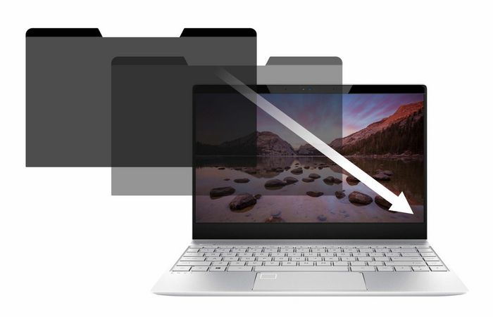 Dicota Secret 2-Way - Film de protection pour écran d'ordinateur portable 13" - Confidentialité latérale, anti-rayures, fonction tactile