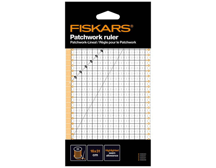 Fiskars Règle acrylique rectangulaire 15x30cm