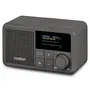Medion Radio Bluetooth DAB+ FM Portable avec Écran Couleur TFT 1.47", Protection IPX1, Batterie, 40 Stations, Égaliseur, Alarme - Gris