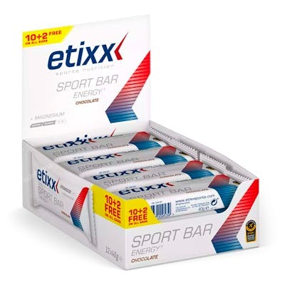 ETIXX ENERGY SPORT barres chocolat 12uds. ETIXX ENERGY SPORT barres chocolat 12uds.