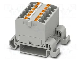PHOENIX CONTACT PTFIX 12X4-NS35A GY Connecteur pour rail 32A 800V