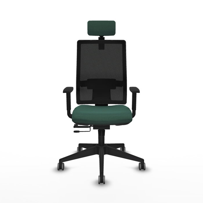 Piqueras y Crespo Chaise de Bureau Horna avec Appui-tête 2D et Mécanisme Sincro/Traslack, Vert Bouteille Piqueras y Crespo Chaise de Bureau Horna avec Appui-tête 2D et Mécanisme Sincro/Traslack, Vert Bouteille