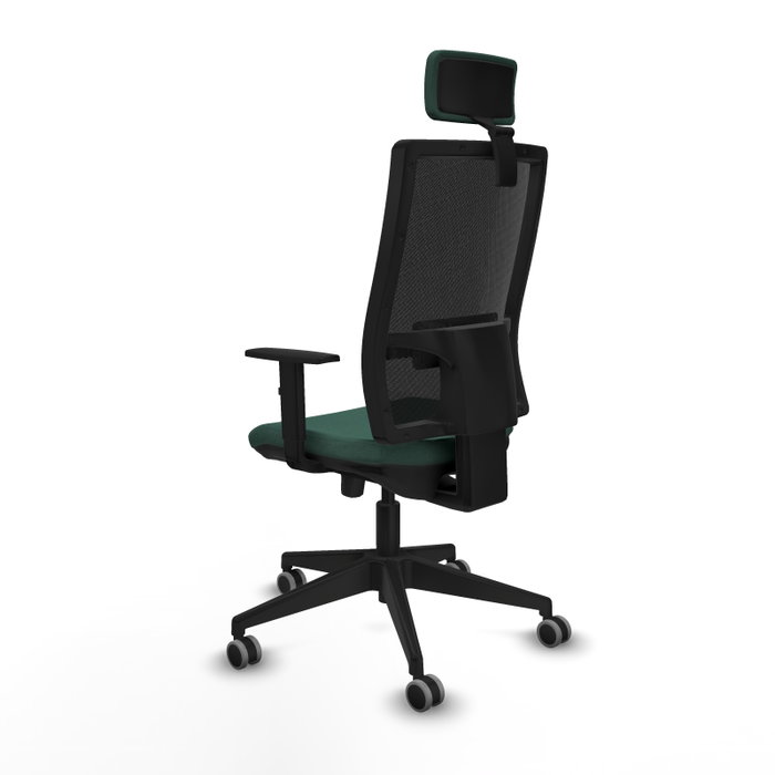Piqueras y Crespo Chaise de Bureau Horna avec Appui-tête 2D et Mécanisme Sincro/Traslack, Vert Bouteille Piqueras y Crespo Chaise de Bureau Horna avec Appui-tête 2D et Mécanisme Sincro/Traslack, Vert Bouteille