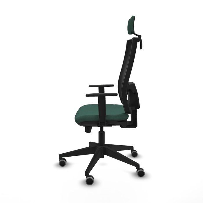 Piqueras y Crespo Chaise de Bureau Horna avec Appui-tête 2D et Mécanisme Sincro/Traslack, Vert Bouteille Piqueras y Crespo Chaise de Bureau Horna avec Appui-tête 2D et Mécanisme Sincro/Traslack, Vert Bouteille