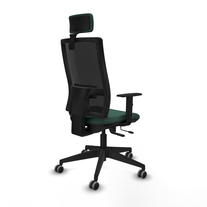 Piqueras y Crespo Chaise de Bureau Horna avec Appui-tête 2D et Mécanisme Sincro/Traslack, Vert Bouteille Piqueras y Crespo Chaise de Bureau Horna avec Appui-tête 2D et Mécanisme Sincro/Traslack, Vert Bouteille