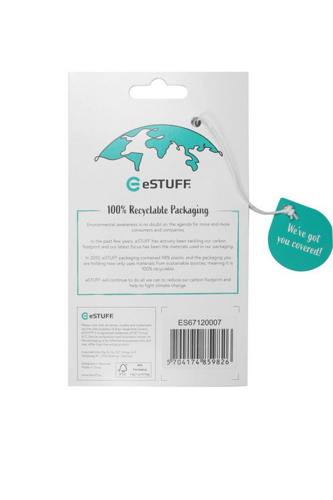 eSTUFF Coque MADRID pour iPhone 14 Plus - Noir