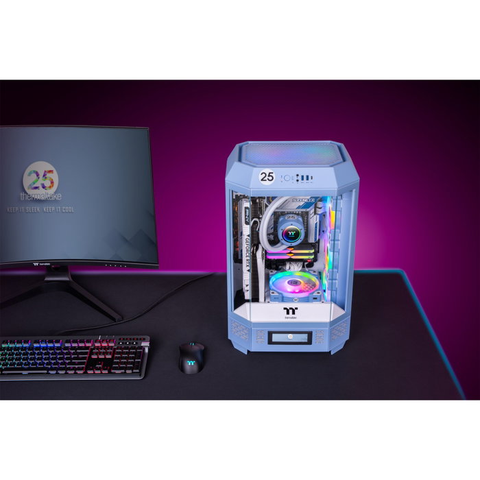 Thermaltake The Tower 300 Hydrangea Blue Thermaltake The Tower 300 Hydrangea Blue