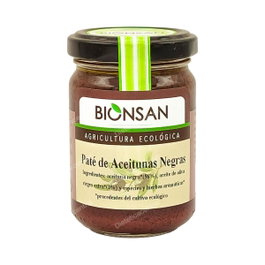 BIONSAN Pâté d'olives noires ECO 140g