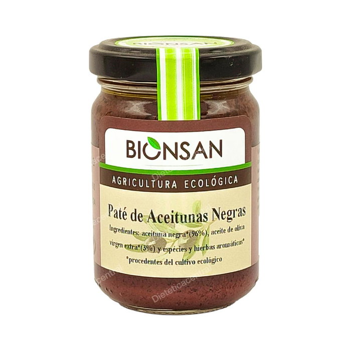 BIONSAN Pâté d'olives noires ECO 140g BIONSAN Pâté d'olives noires ECO 140g