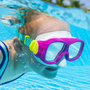 Bestway Masque de Plongée Junior Corrélation Anatomique Couleurs Assorties +7 Ans Plage et Piscine 22039