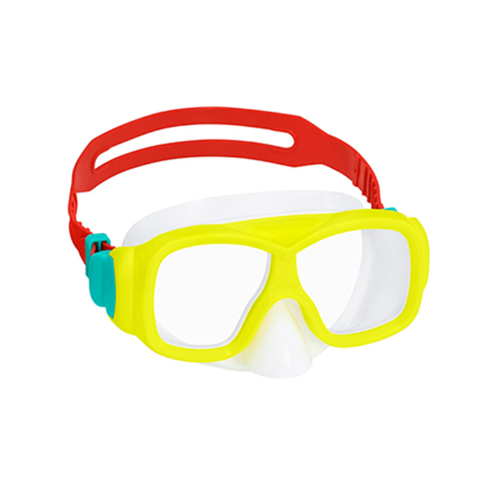 Bestway Masque de Plongée Junior Corrélation Anatomique Couleurs Assorties +7 Ans Plage et Piscine 22039
