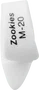 DUNLOP Pack de 12 médiators pour le pouce Zookies Medium / Angle 20º