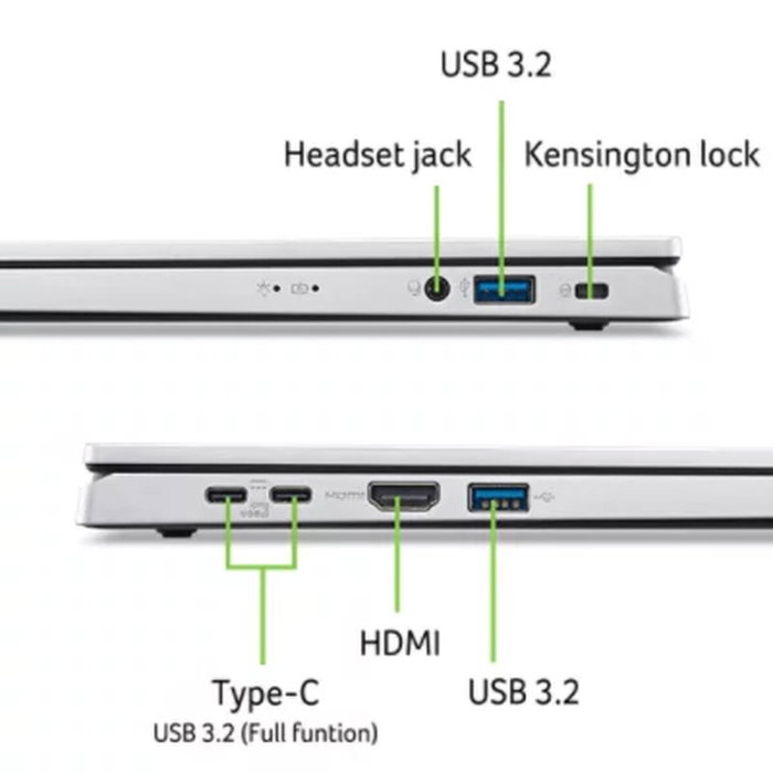 Ordinateur Portable Acer NX.J73EB.001 39" 8 GB RAM 128 GB SSD