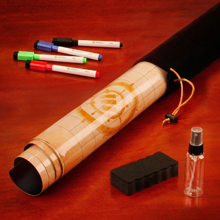 Enhance Kit de campagne Grid Mat parchemin pour RPG