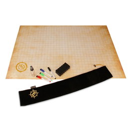 Enhance Kit de campagne Grid Mat parchemin pour RPG