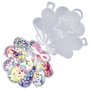 Jeux 2 momes Boîte de 150 perles pour enfants avec motifs sirène et licorne