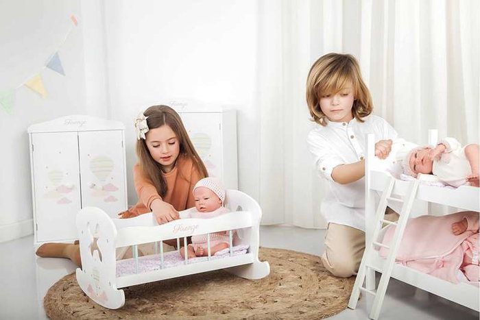 Muñecas Arias Lit en Bois Firenze avec Échelle 50 x 27,5 x 50 cm